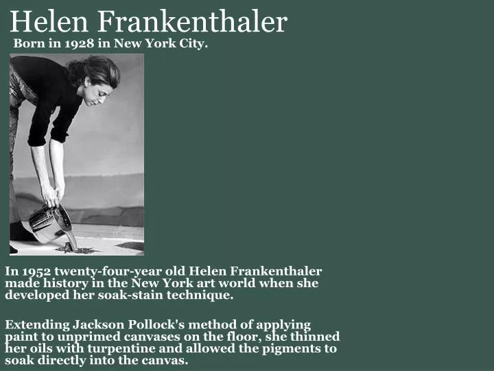 helen frankenthaler