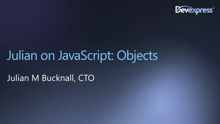julian on javascript objects