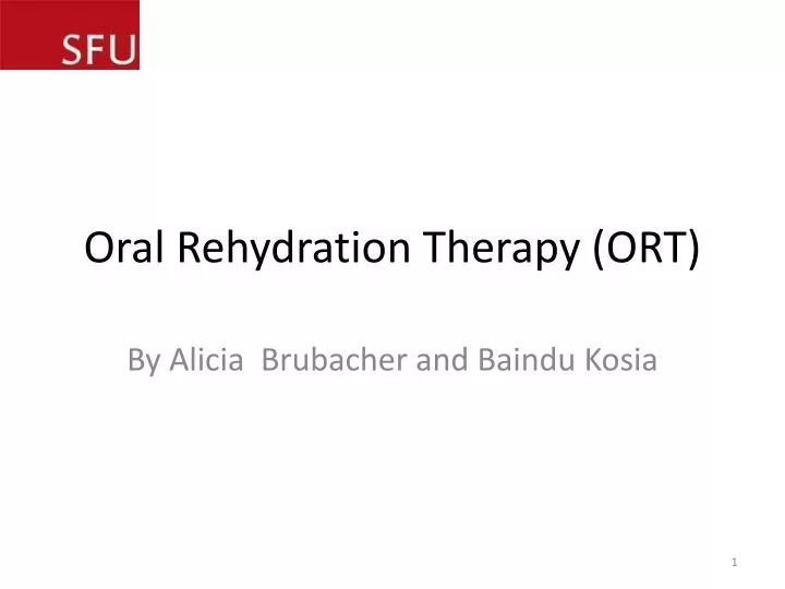 oral rehydration therapy ort