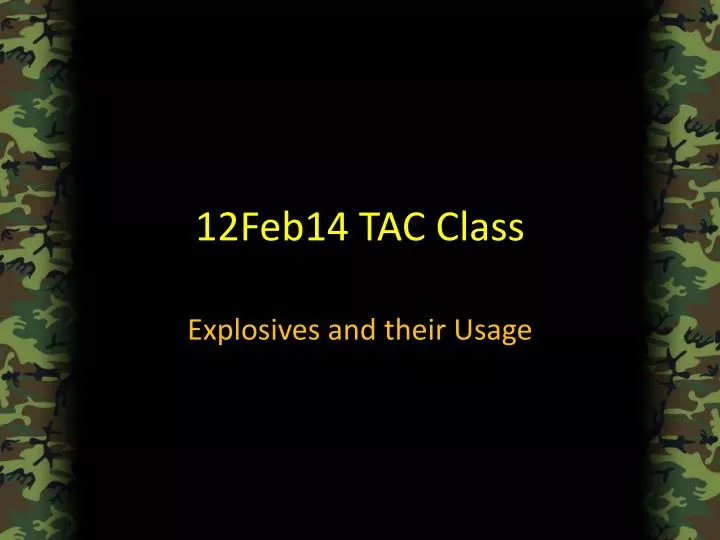 12feb14 tac class