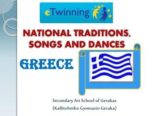 NATIONAL TRADITIONS, SONGS AND DANCES