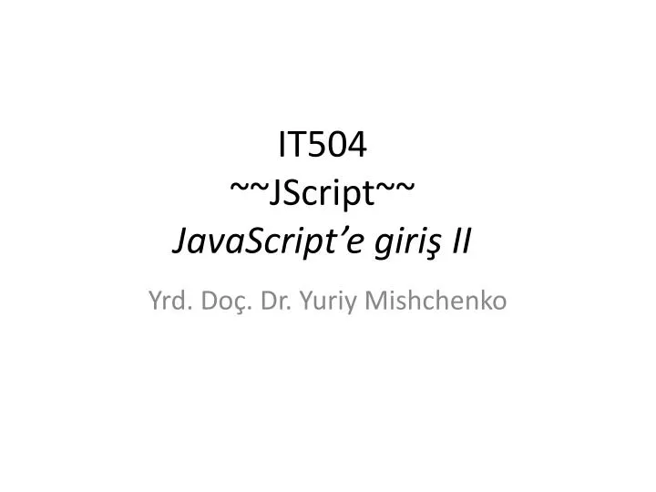 it50 4 jscript javascript e giri ii