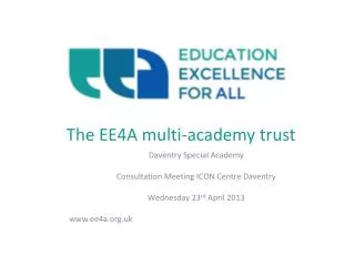The EE4A multi-academy trust
