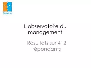 l observatoire du management