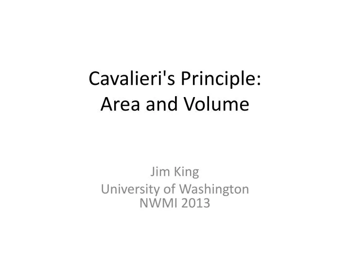 cavalieri s principle area and volume