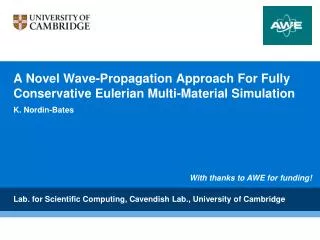 A Novel Wave-Propagation Approach For Fully Conservative Eulerian Multi-Material Simulation