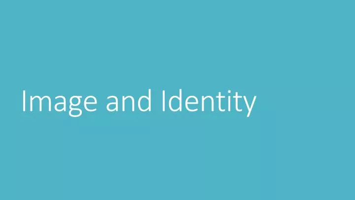 image and identity