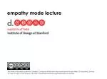 empathy mode lecture - slide 1