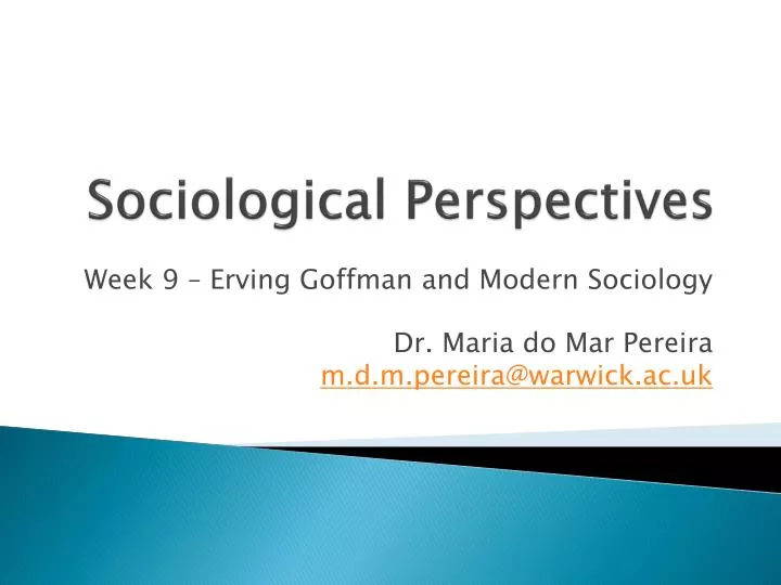 sociological perspectives