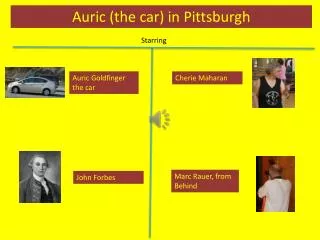 Auric (the car) in Pittsburgh