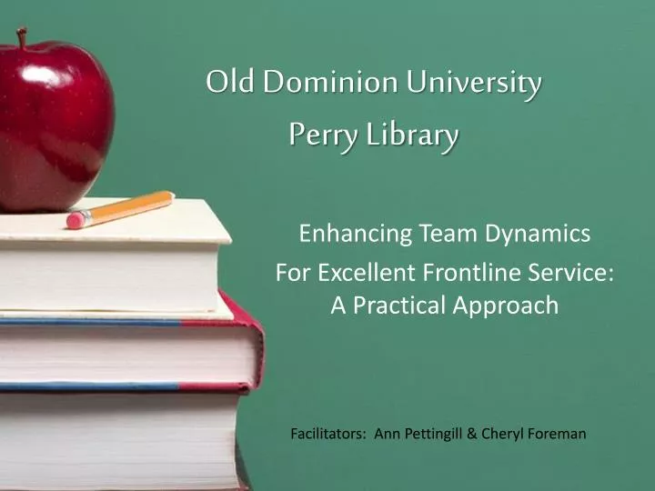 old dominion university perry library