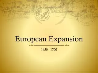 European Expansion