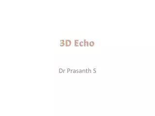 3D Echo