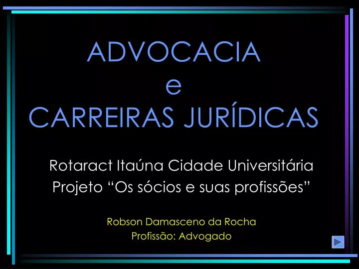 advocacia e carreiras jur dicas