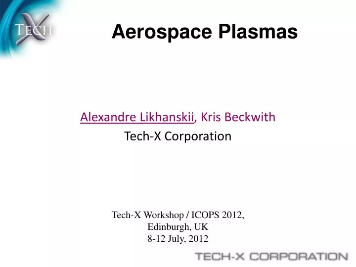 aerospace plasmas