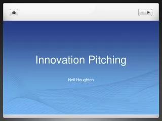 Innovation Pitching