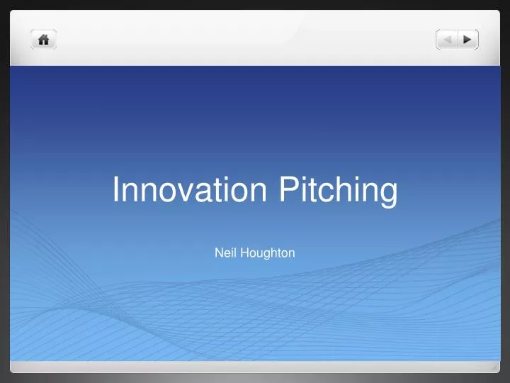 innovation pitching