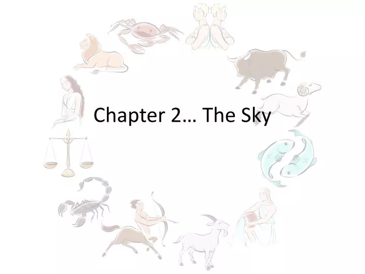 chapter 2 the sky
