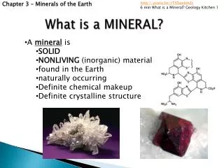 What is a MINERAL?
