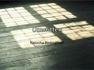 Unwritten