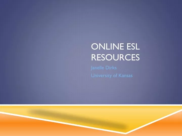 online esl resources