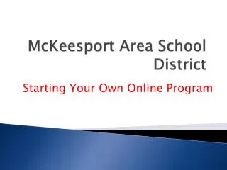 McKeesport Area School District