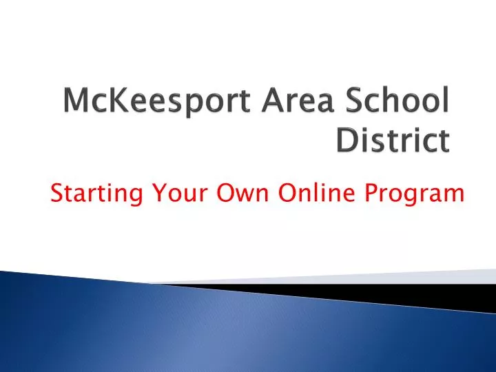 mckeesport area school district