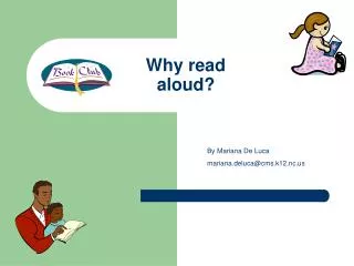 Why read aloud?