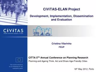 CITTA 5 TH Annual Conference on Planning Research