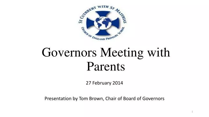 governors meeting with parents