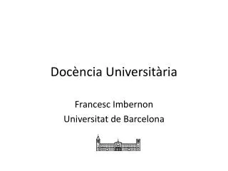doc ncia universit ria