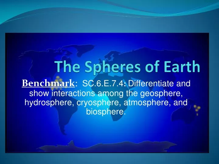 the spheres of earth