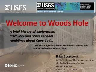 Welcome to Woods Hole