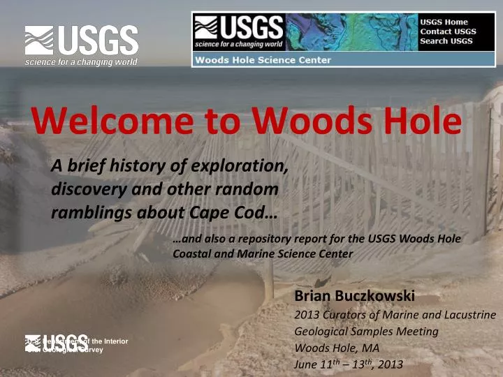 welcome to woods hole