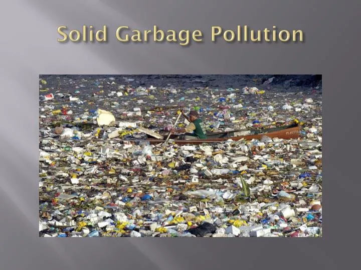 solid garbage pollution