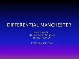 differential manchester