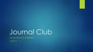 Journal Club