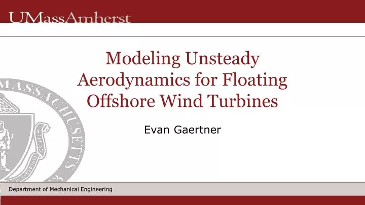 modeling unsteady aerodynamics for floating offshore wind turbines