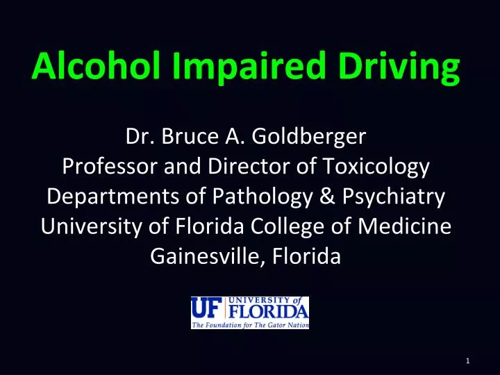 alcohol impaired driving