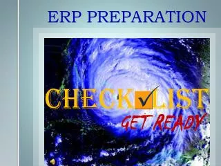 ERP PREPARATION