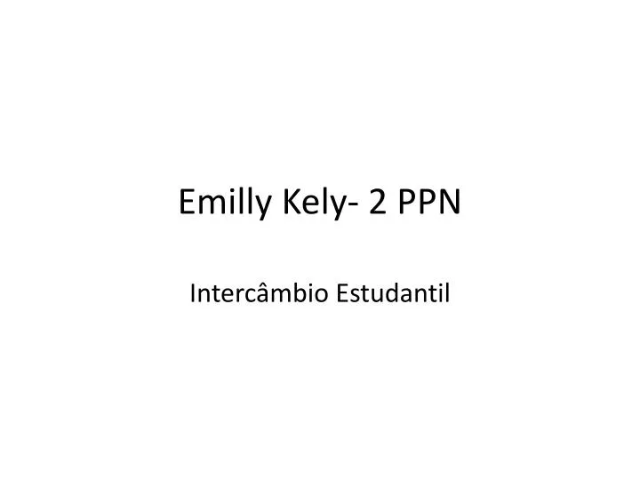 emilly kely 2 ppn