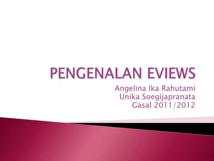 pengenalan eviews