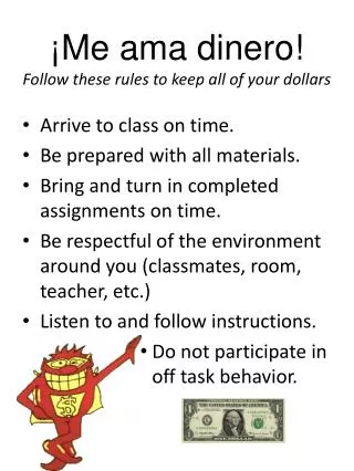 me ama dinero follow these rules to keep all of your dollars