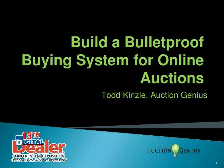 build a bulletproof buying system for online auctions