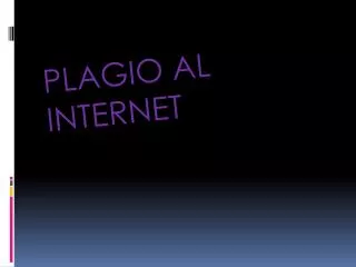 plagio al internet