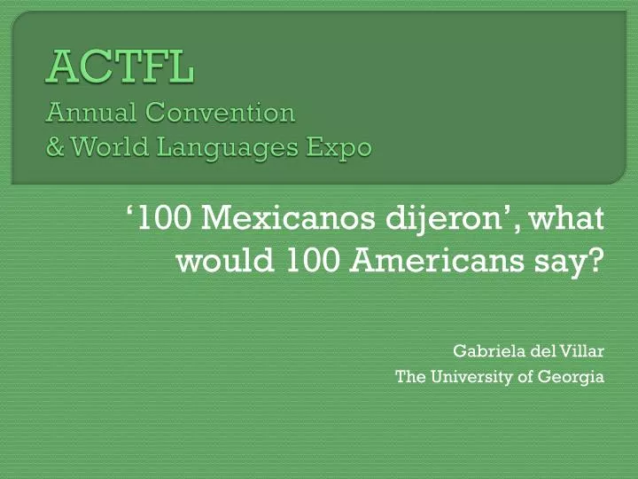 actfl annual convention world languages expo