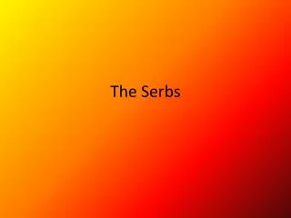 the serbs