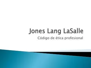 jones lang lasalle