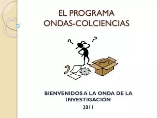 el programa ondas colciencias