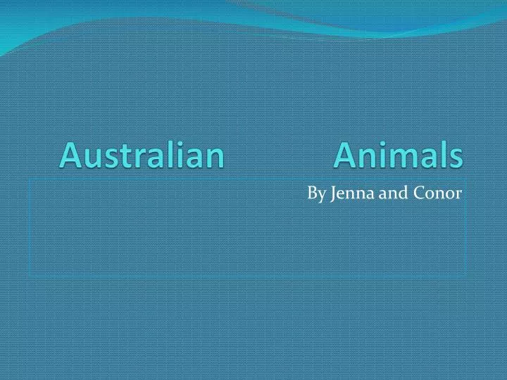 australian animals